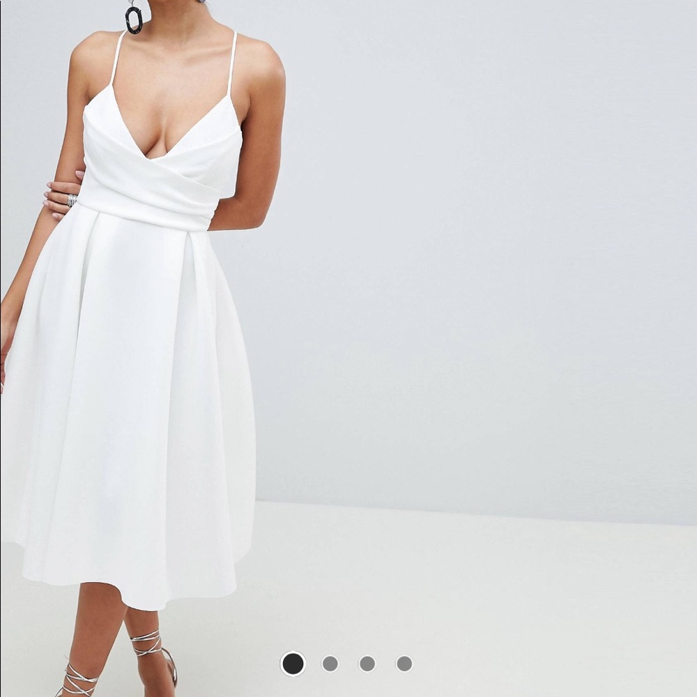 White Midi Dress
